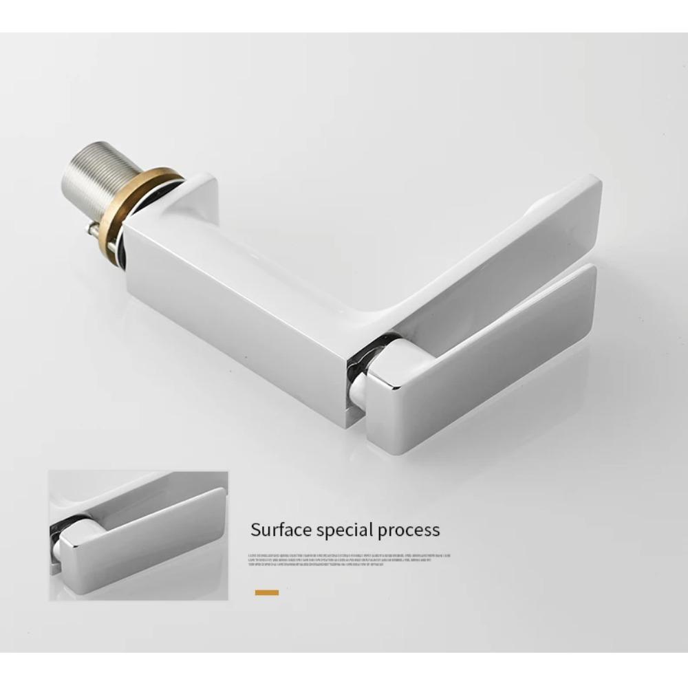 G1/2 Basin Faucet Bathroom Torneira Para Banheiro Chrome Faucet Basin Taps Deck Mounted Grifo Lavabo Hot Cold Mixer Tap