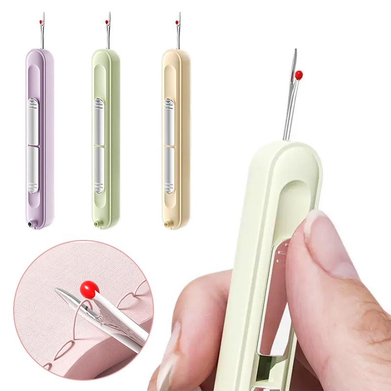 2 в 1 Нитевдеватель Инструменты для ручного шитья Инструмент для вдевания нити и удаления стежков Прочный швейный аксессуар Аксессуары для вышивания крестом