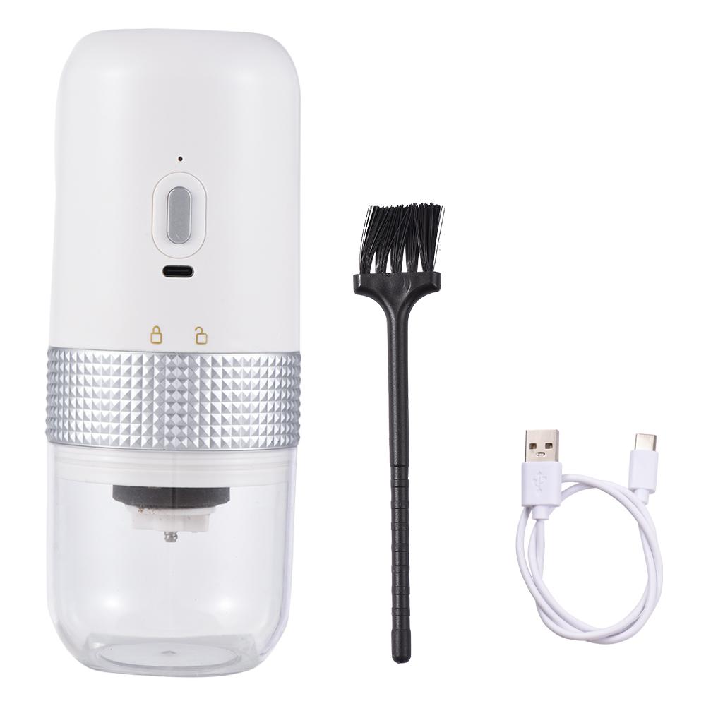 Portable Electric Burr Coffee Grinder 13W 200ml USB Rechargeable Adjustable Setting Cordless Coffee KTY