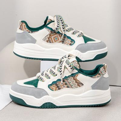 Модная обувь для скейтбординга 2024 года, весенняя новая женская спортивная обувь, трендовая спортивная обувь на платформе, кроссовки для бега для студентов