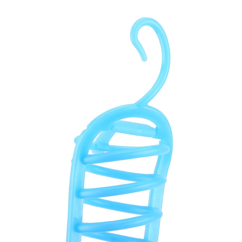 Parrots Feeder Basket Plastic Food Fruit Feeding Perch Stand Holder for Pet Bird Supplies(Blue)