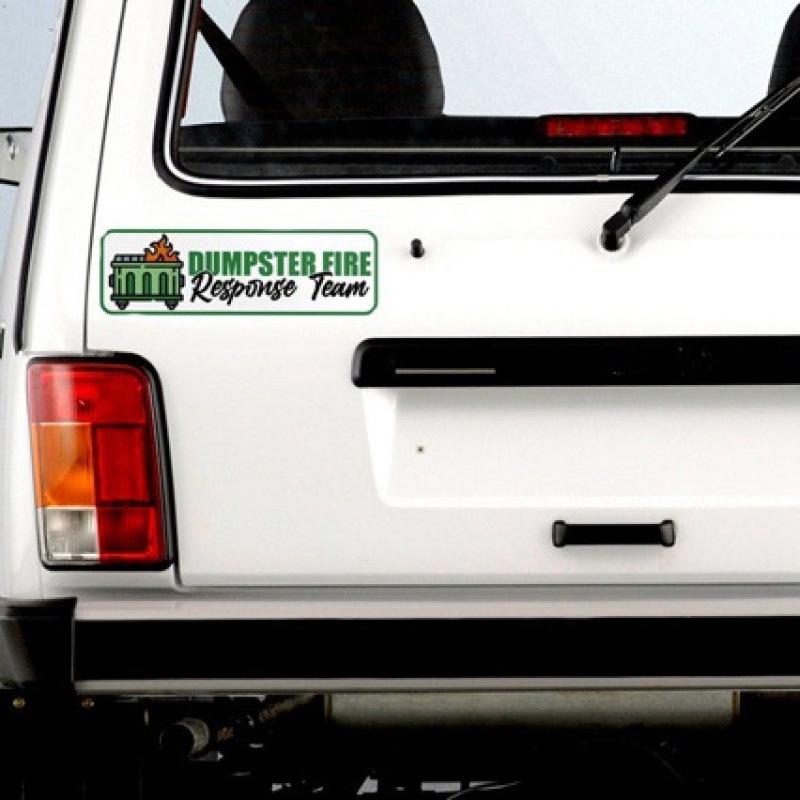 Виниловые наклейки: Мультяшные изображения с английским текстом для автомобилей, грузовиков и ноутбуков