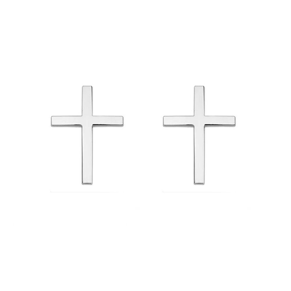 2Pcs 3D Stereo Cross Badge Stickers Metal Material Auto Decorative Sticker Motorcycle Styling