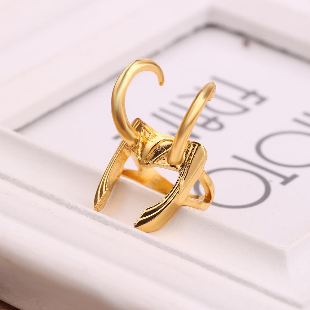 Simple Design Loki Ring Jewelry Special-shaped Fang Ring Ring Jewelry Fashion