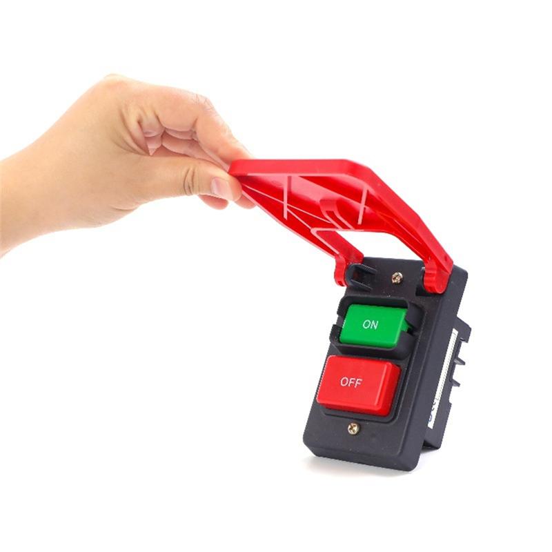 A25F-HY56 For Wood Saw Machine Table Saw Switch 120V/230V Dual Voltage Paddle Switch, Fast Power Off Power Tools
