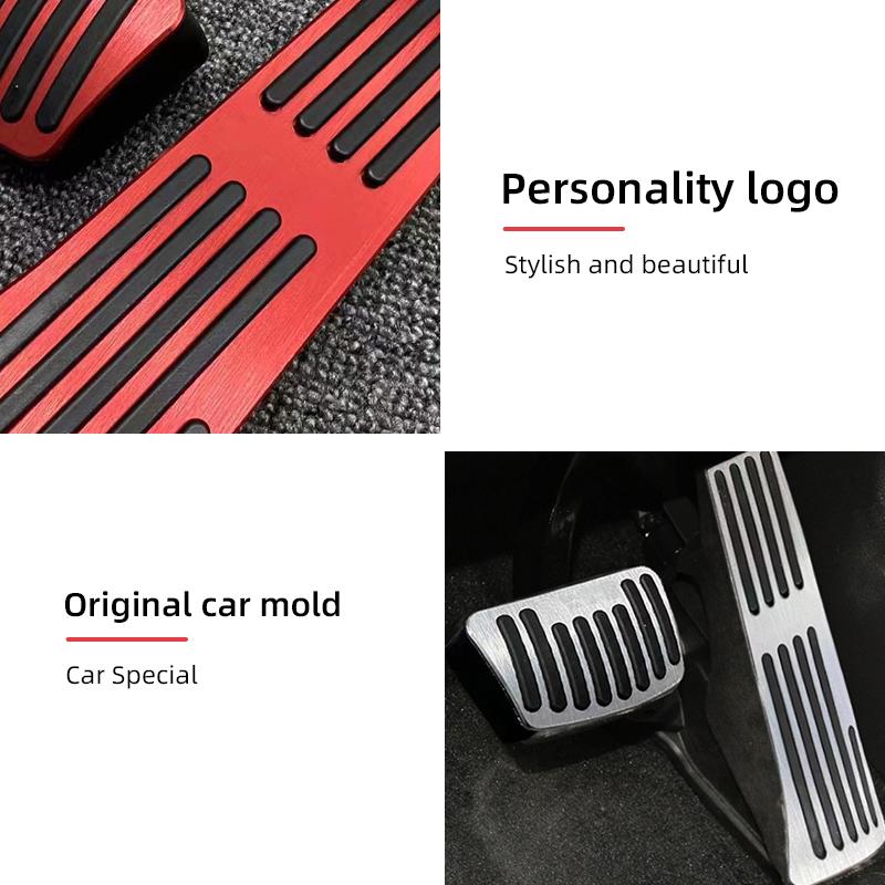 Алюминиевая автомобильная педаль топлива, акселератора, газа, тормоза, чехол, накладка, аксессуары для Kia Carnival Sedona KA4 2022