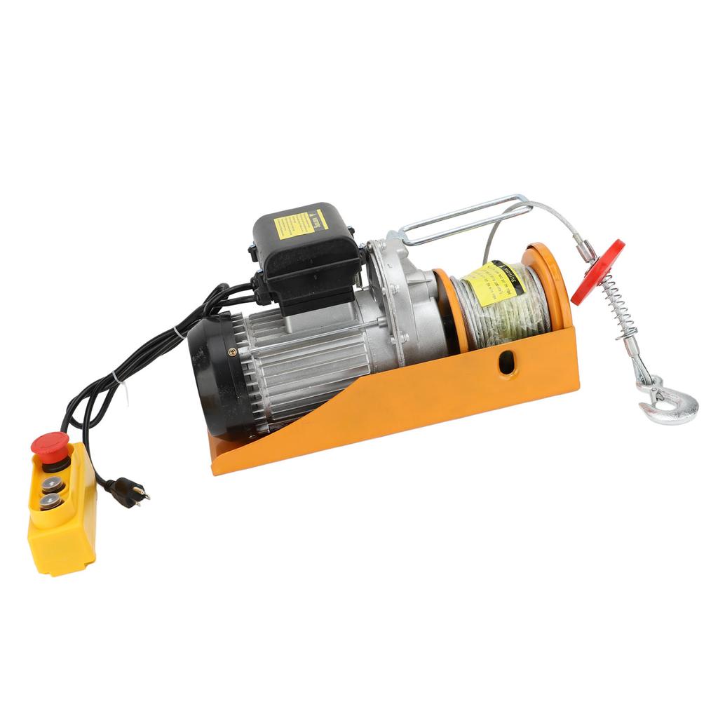 Электрическая лебедка 800 кг подшипник 0,17 м/с 25 м многофункциональная портативная электрическая лебедка для подъема