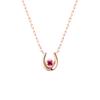 Ожерелье из розового золота 10K с камнем месяца июля 4℃ Женское (112126123107)
