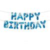 Balloon Set Happy Birthday Balloons Bow Ribbon Happy Birthday Letter Aluminum Foil Balloons  Party
