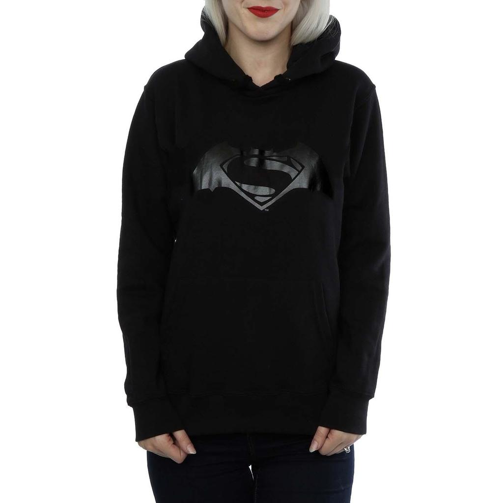 DC Comics Womens/Ladies Batman v Superman Logo Print Hoodie