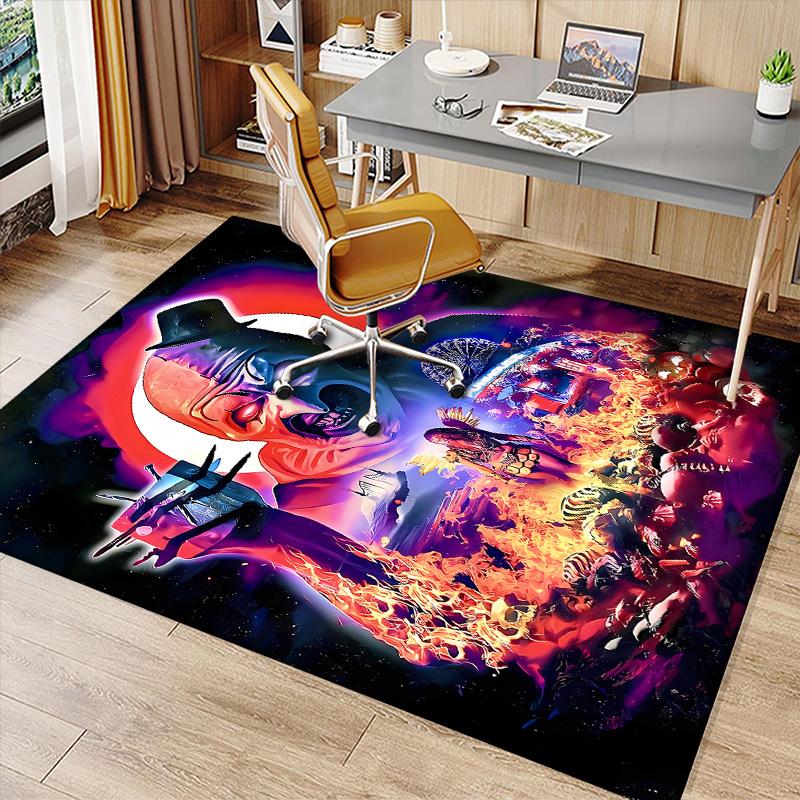 Art the Clown Terrifier Printed Absorbent Washable Carpet, Non-Slip Bathroom Mats, Kitchen Rugs, Yoga Mat,Living Room Entrance, Camping Picnic Rugs