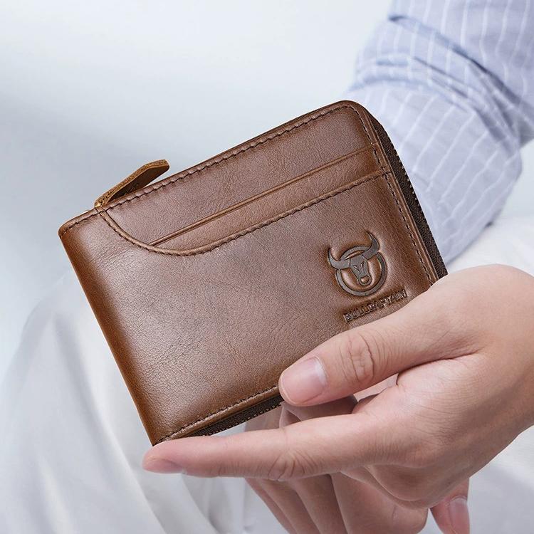BULLCAPTAIN RFID мужской кошелек из натуральной кожи, портмоне, дизайнерский брендовый кошелек, кожаный кошелек-клатч, мужской кошелек, держатель для карт