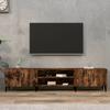 VidaXL TV Cabinet Smoked Oak 180x31.5x40 Cm Engineered Wood 816269