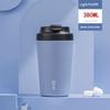 Japanese Real Ceramic Inner Coffee Cup for Women, Large Capacity Thermos Cup, High Aesthetic Travel Mug, High-End Portable Tea Cup