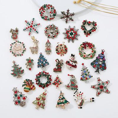 1 шт., Рождественская брошь со снеговиком, булавка для воротника, булавка для лацкана, модные украшения, Рождественский подарок