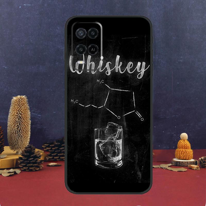 Чехол для сигары и виски для OPPO A17 A77 A58 A78 A98 A15 A5 A9 A96 A76 A16 A54 A74 A94 A52 A72 A79 A57S A53S
