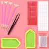 Accessories DIY Plastic Popular 5D Diamond Painting Mosaic Glue Cross Stitch High Quality Embroidery Pen Tweezers Tools 1Set Accessories