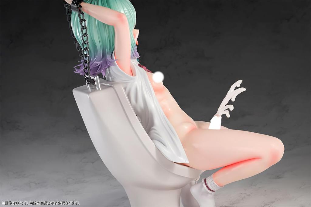 Nikkan Shoujo: Futanari Toilet Girl Midori 16 Scale Painted Complete Figure
