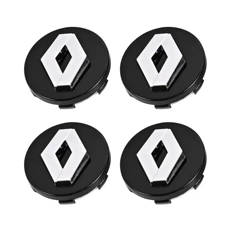 Hub Caps 4PCS 57mm 60mm Car Wheel Center Cap Logo Hub Badge Rims Cover For Renault Megane 2 3 Clio 4 Trafic Captur Emblems Kango