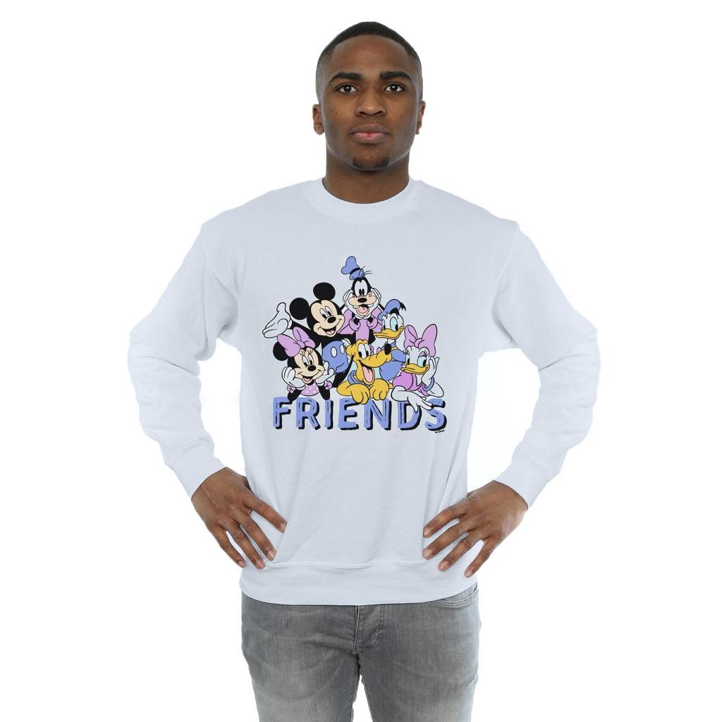 Disney Mens Classic Friends Sweatshirt