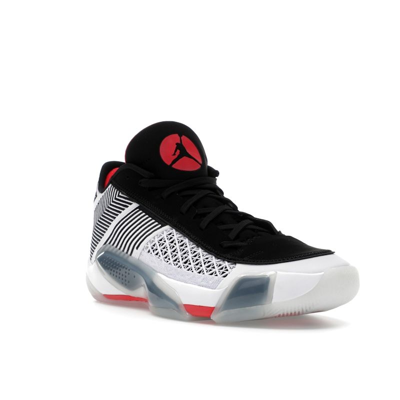 Air Jordan 38 Low Fundamental 2.0 Men Sneakers White Black Siren-Red FD2326-101