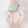 1 PC Ladies' Polka Dot Small Square Scarf With Printed Polka Dot Scarf, Silk Scarf