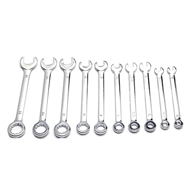 10Pcs 4-11mm Mini Box Wrench Set Open Dual-Purpose Combination Ratchet Wrenches Metric/Inch Wrench Hand Tools