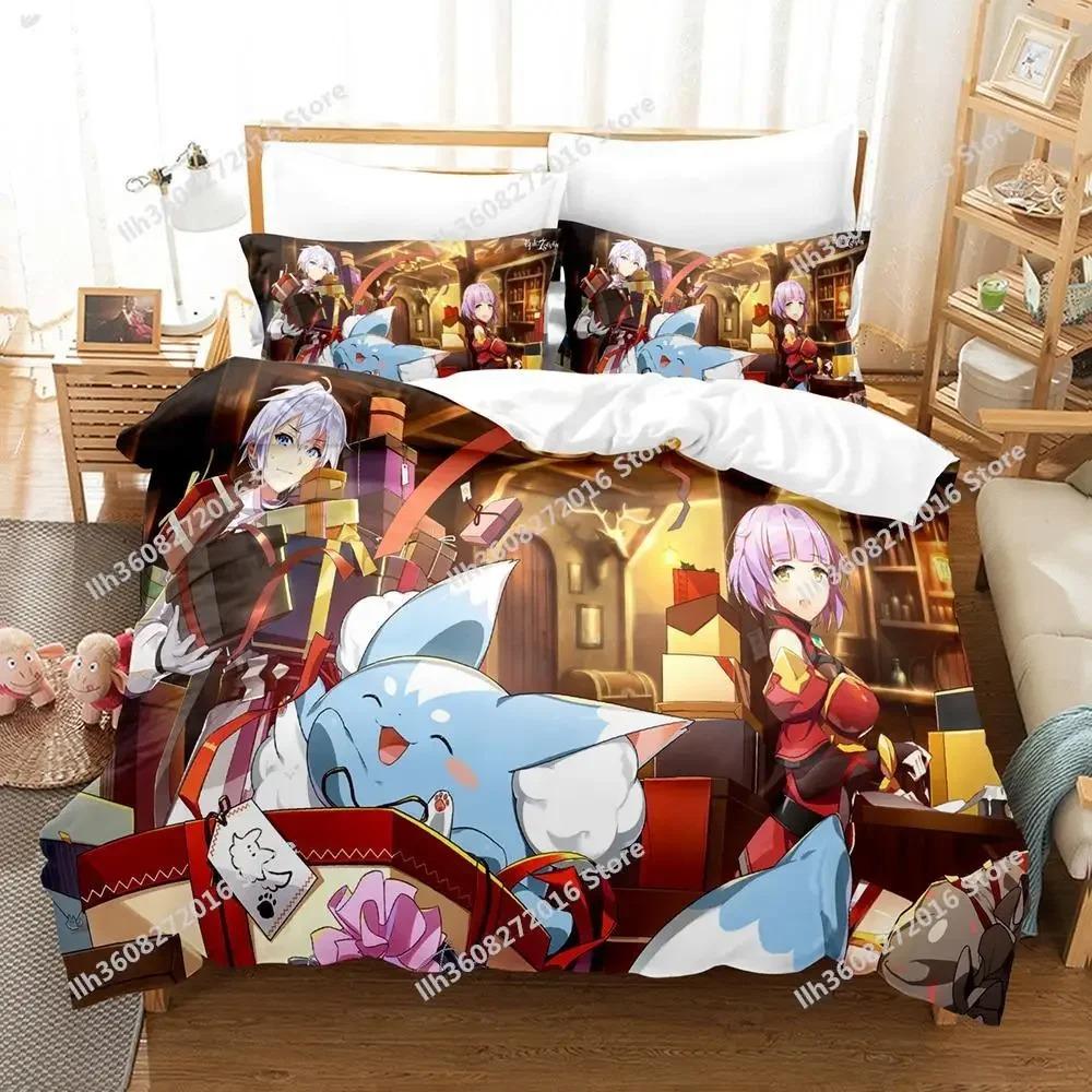 Комплект постельного белья Game Epic Seven Single Twin Full Queen King Size для взрослых и детей, комплект пододеяльников, комплект простыней с 3D-аниме