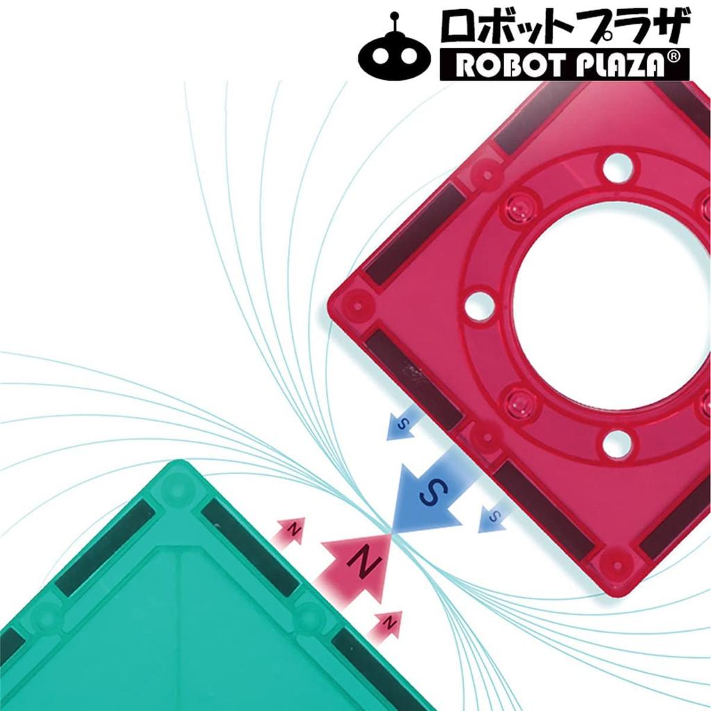 ROBOT PLAZA Magnetic Building Blocks, 83 Pieces, Magnetic Toys for Kids, Educational Toy, Birthday Gift