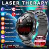 2025 New Non-Invasive Laser Treatment Three High Smart Watch Sapphire Screen Blood Fat Uric Acid ECG Health Diagnosis Smartwatch