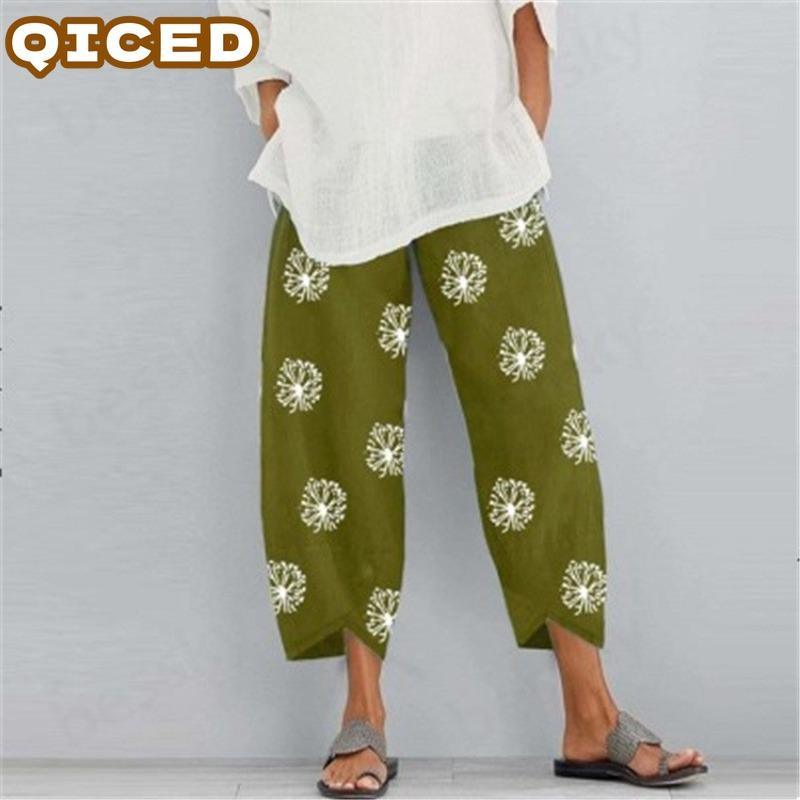 QICED Женские модные повседневные брюки и капри