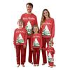 Christmas Prints Family Matching Long Sleeve Tops+Pants Set Family Matching Sets