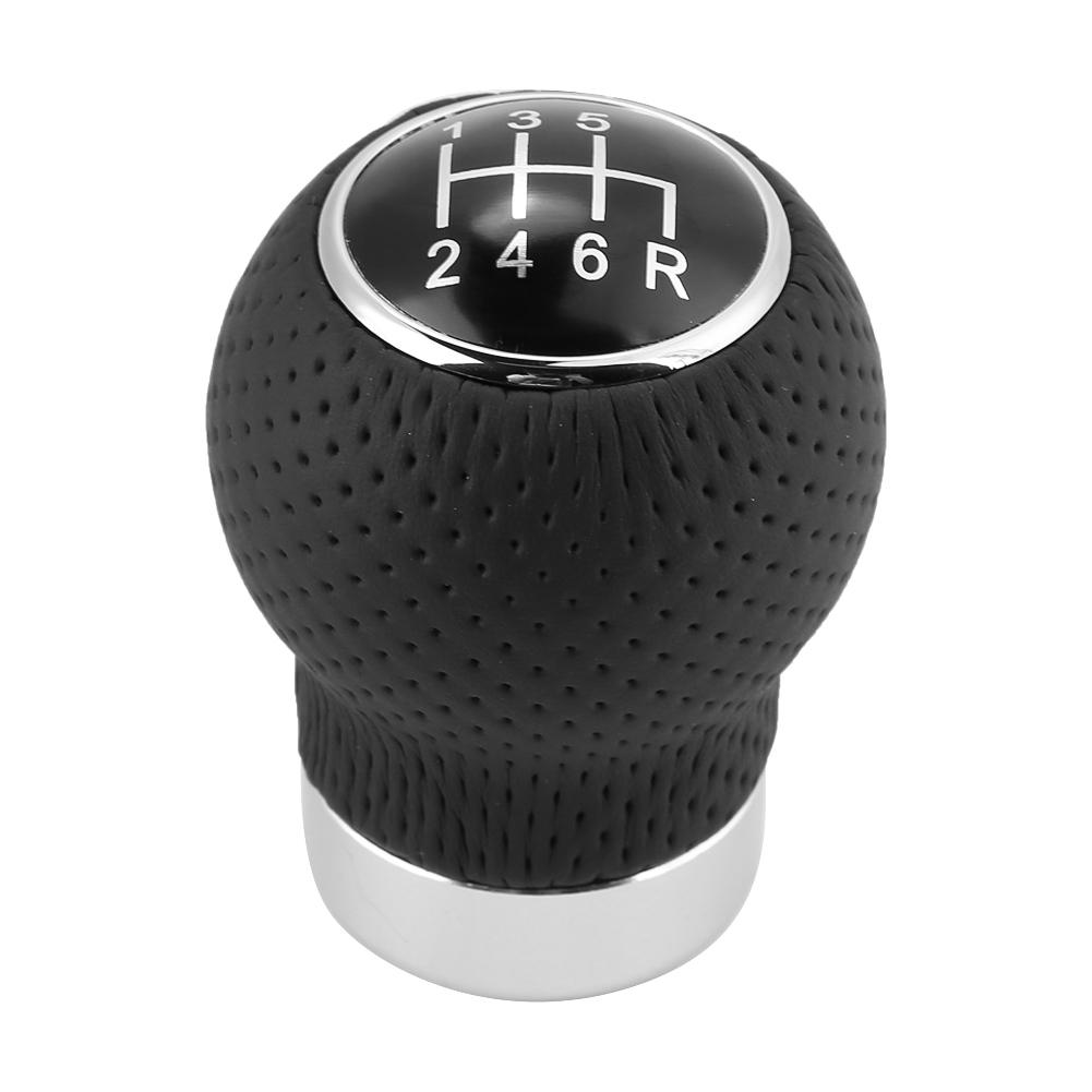 6 Speed Universal Car Gear Shift Knob Stick Head Shifter Hanldle Lever