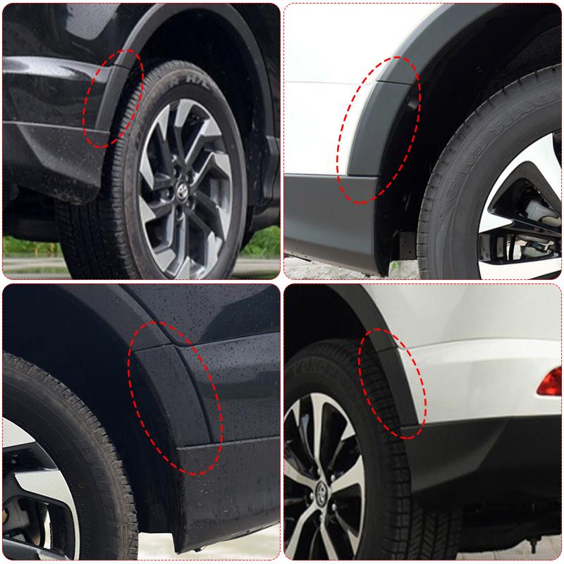 Боковые накладки-расширители заднего бампера (левая и правая) для Toyota Rav4 2016 2017 2018 52161-0R030 52162-0R030 Автомобильные запасные части