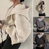 Autumn Spring Women Coat Hooded Drawstring Long Sleeves Pockets Zip-up Elastic Cuff Hem Loose Sport Hoodie Casual Daily Wear Jacket