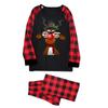 Family Christmas Plaid Pajama Set: Long-Sleeve T-Shirt & Pants