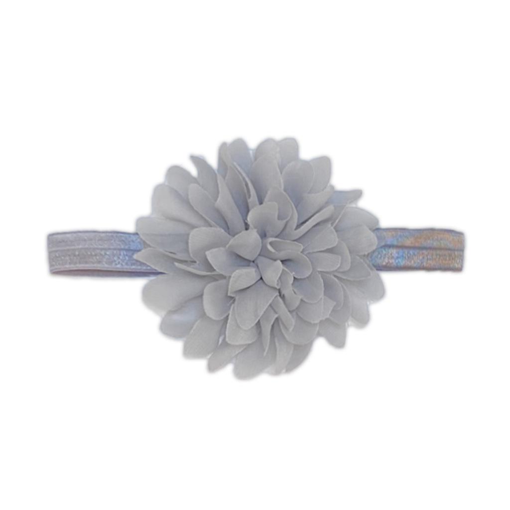 Креативная детская шифоновая повязка на голову с цветком - аксессуары для детских волос в европейском и американском стиле