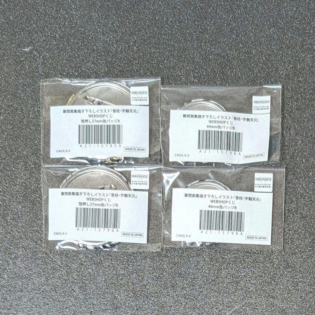 [Б/У] Звуковой столп Узуй Тэнгэн Перерыв Артбук Оригинальная иллюстрация ВЕБ-МАГАЗИН Лотерея Тисненый значок