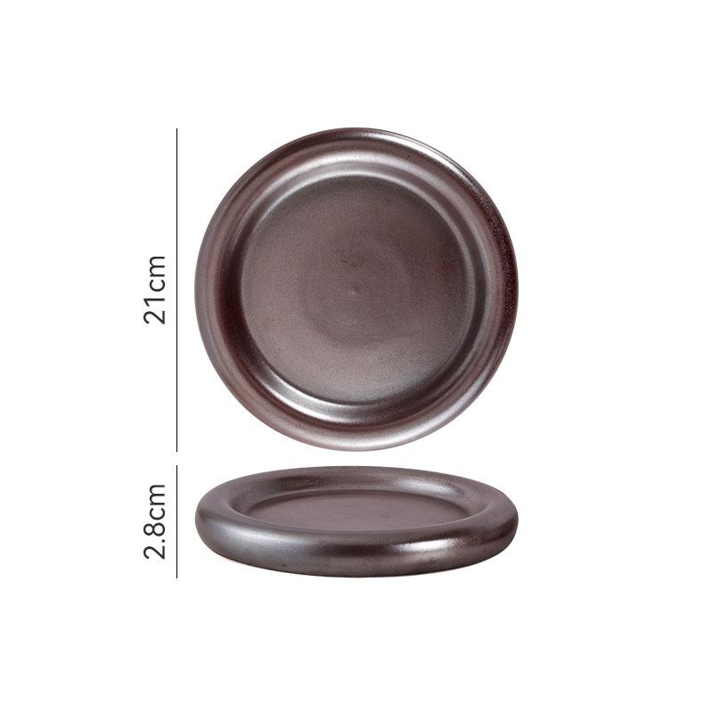 Solid Color Donuts Cake Plate Creative Ceramic Steak Plate Dessert Plate Salad Plates Sushi Plates Restaurant Display Tableware