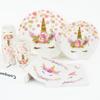 Unicorn Party Disposable Tableware Set Paper Plates Cups Napkins 1st Kids Unicorn Birthday Party Decoration Supplies Baby Shower