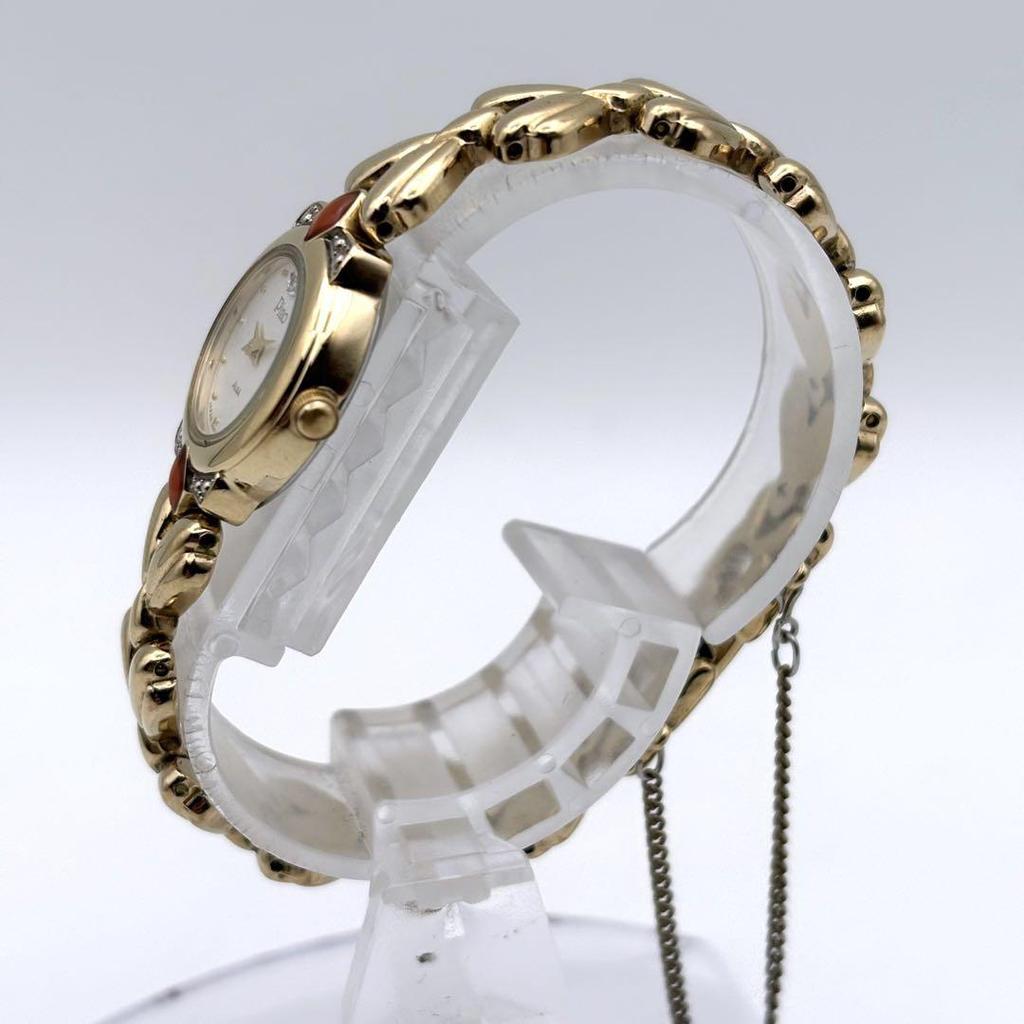 [USED] SEIKO ALBA Pino Quartz Color Stone Watch for Women