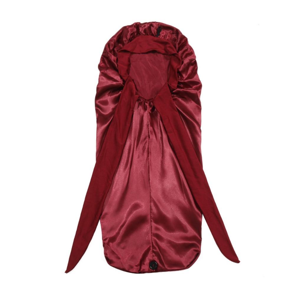 Hair Protection Satin Bonnet Curly Hair Braid Bonnet Extra Long Sleeping Cap Women