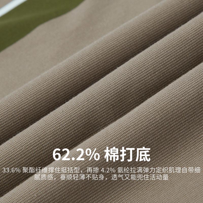 High-end Business Series 26 Year New Color Woven Stripe Elastic Breathable Polo Shirt