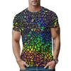 Fire Slit Pattern Men Summer Sportwear T-shirts O Neck Short Sleeve 3d Printed T Shirt Casual Breathable Tops