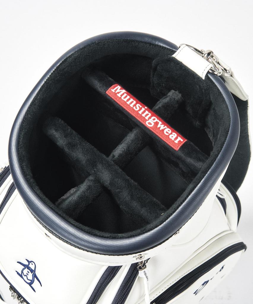 MUNSINGWEAR Caddy Bag Cart Type Type Large Diameter Big Logo Embroidery Golf MG4FCB01M 9.5