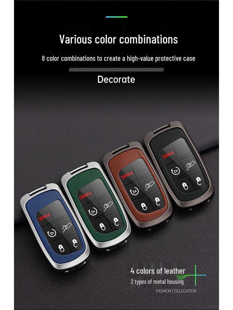 Чехол для ключа Dodge Journey для моделей 13/14/15/16 годов - Прочный корпус и дизайн с пряжкой