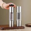 Pepper Grinder 2-in-1 Adjustable Coarseness Stainless Steel Manual Salt Pepper Spice Mill Home Supply