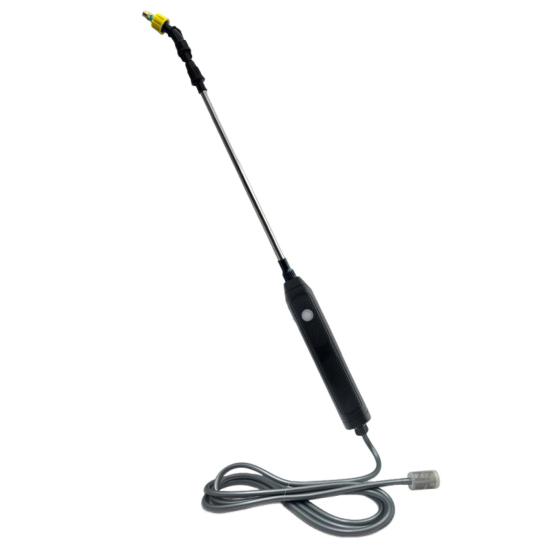 Электрический распылитель, садовый распылитель на батарейках, телескопический распылитель с 2 насадками, распылитель воды для полива растений, мойки автомобилей