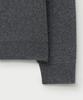 Свитерок Seteo Basic с жаккардовым логотипом, круглым вырезом, цвет: угольный