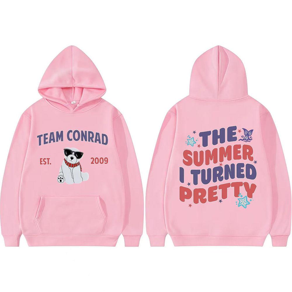 Cousins Beach Team Conrad Movie Pullover Funny I Turned Pretty Sweatshirts Men Women Fashion Vintage Oversized Loose Hoodie Tops